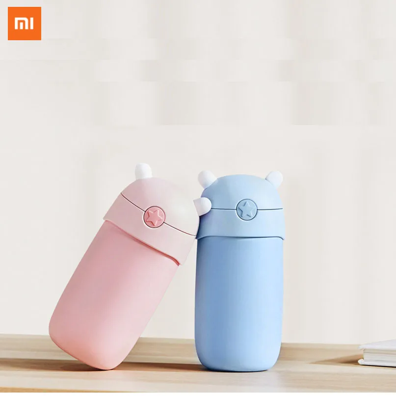 Xiaomi Mitu детский термос с вакуумной изоляцией, чашка для воды, бутылка из нержавеющей стали, 6 часов изоляции, портативная безопасная чашка
