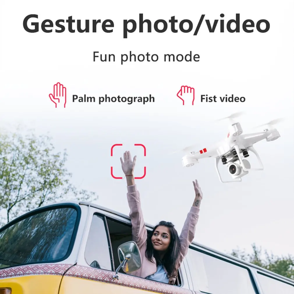 KY101 2,4G RC Drone с 4 K/1080 P HD Камера удержания высоты «Безголовый» режим 3D флип р/у Дрон вертолет 3/2/1 батареи