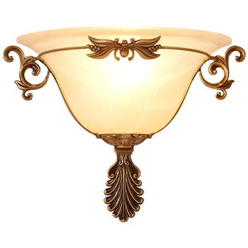 

New Style All Copper European Style Bedroom Bedside Retro Corridor Aisle Wall Lamp