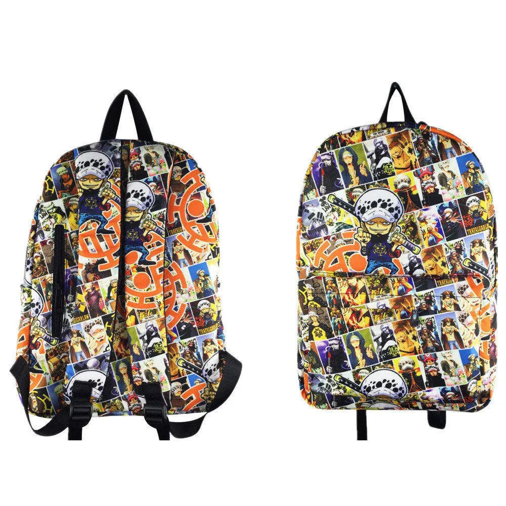 H Кошмар перед Рождеством Джек Рюкзак подростков Bookbags школьные сумки ноутбук дорожная Сумка Через Плечо Рюкзак - Цвет: H