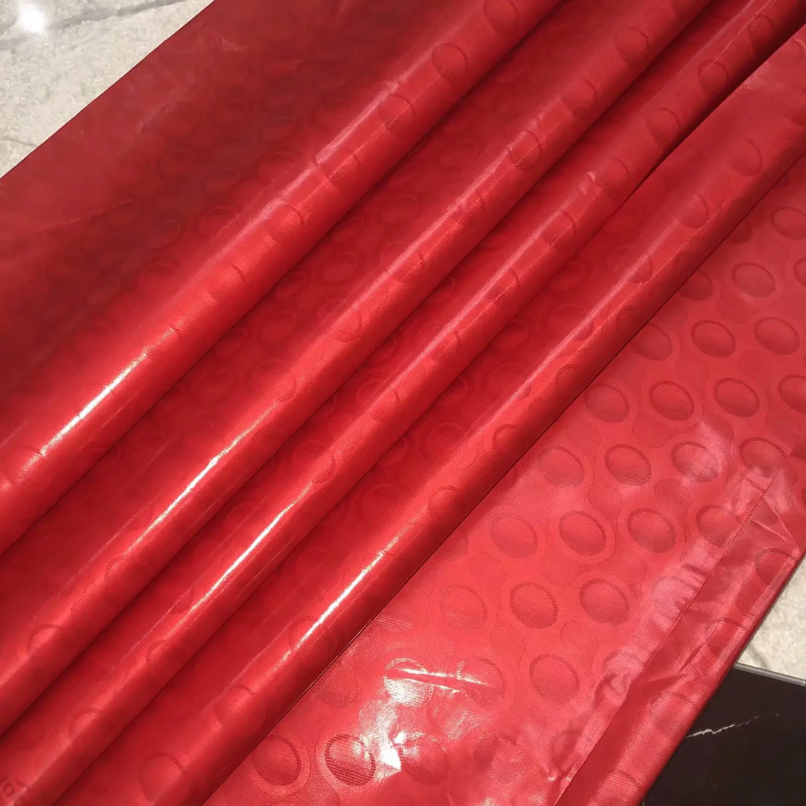 

Red Bazin Riche Bazin 5 Yards Austria Quality Guinea Brocade Garment Fabric 100% Cotton african lace fabric L98-