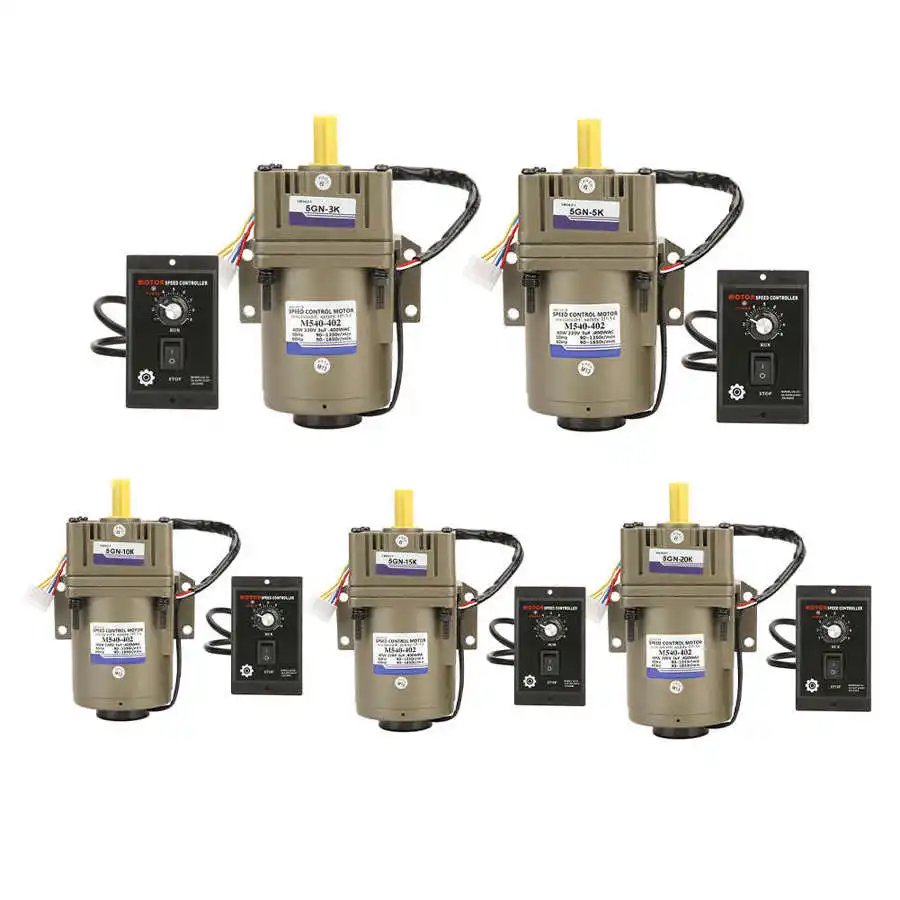 AC мотор редуктор 220 В 40 Вт однофазный синхронный с низким уровнем шума