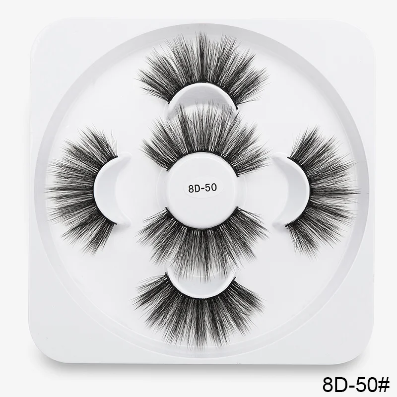 8D-50 SEXYSHEEP 3/7 пар с фокусным расстоянием 25 мм 8D норковые ресницы натуральные длинные накладные ресницы объем Накладные ресницы макияж расширение ресницы «maquiagem» - Цвет: 8D-50