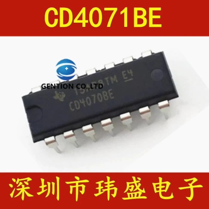 20PCS CD4070BE HCF4070BE DIP14 logic gate and the inverter chip in stock 100% new and original