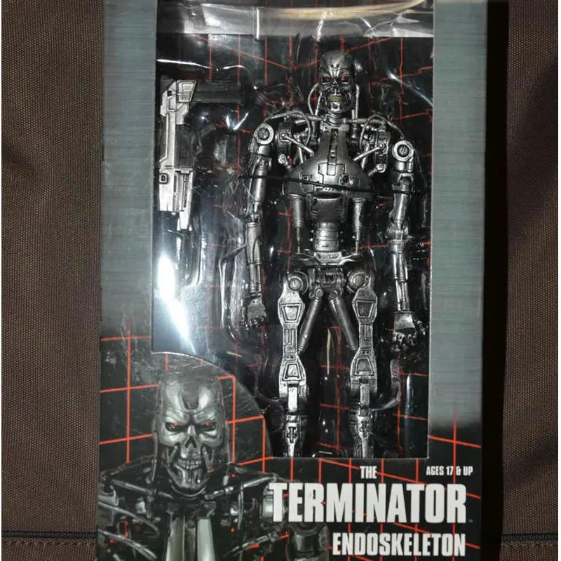 NECA Action Figure Anime Terminator Toy Warrior Doll T800 T1000 Mechanical Skeleton Movable Model Funny Gift | Игрушки и хобби