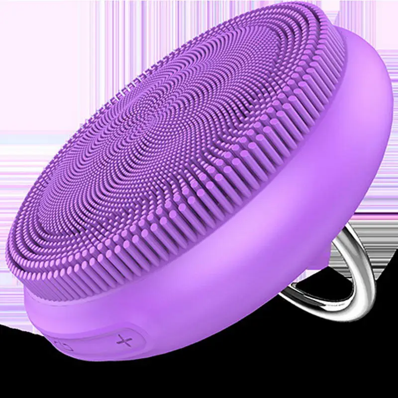 Silicone Ring Buckle Cleansing Instrument Electric Wash Instrument Five-speed Adjustment Lasting Battery Life Fast Charging 789 - Цвет: Фиолетовый