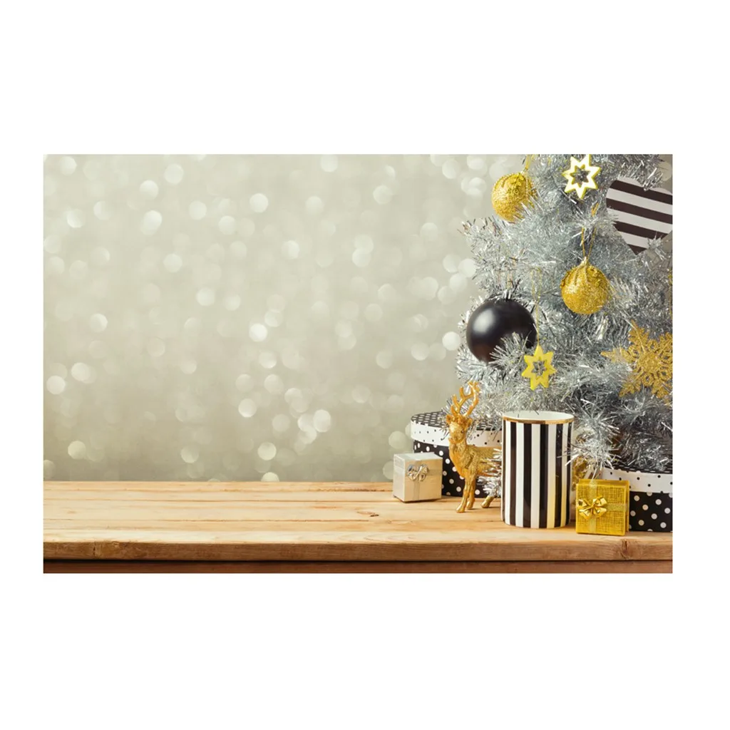 C New Christmas Backdrops Vinyl Wall 5x3FT Digital Background Photography Studio - Цвет: C