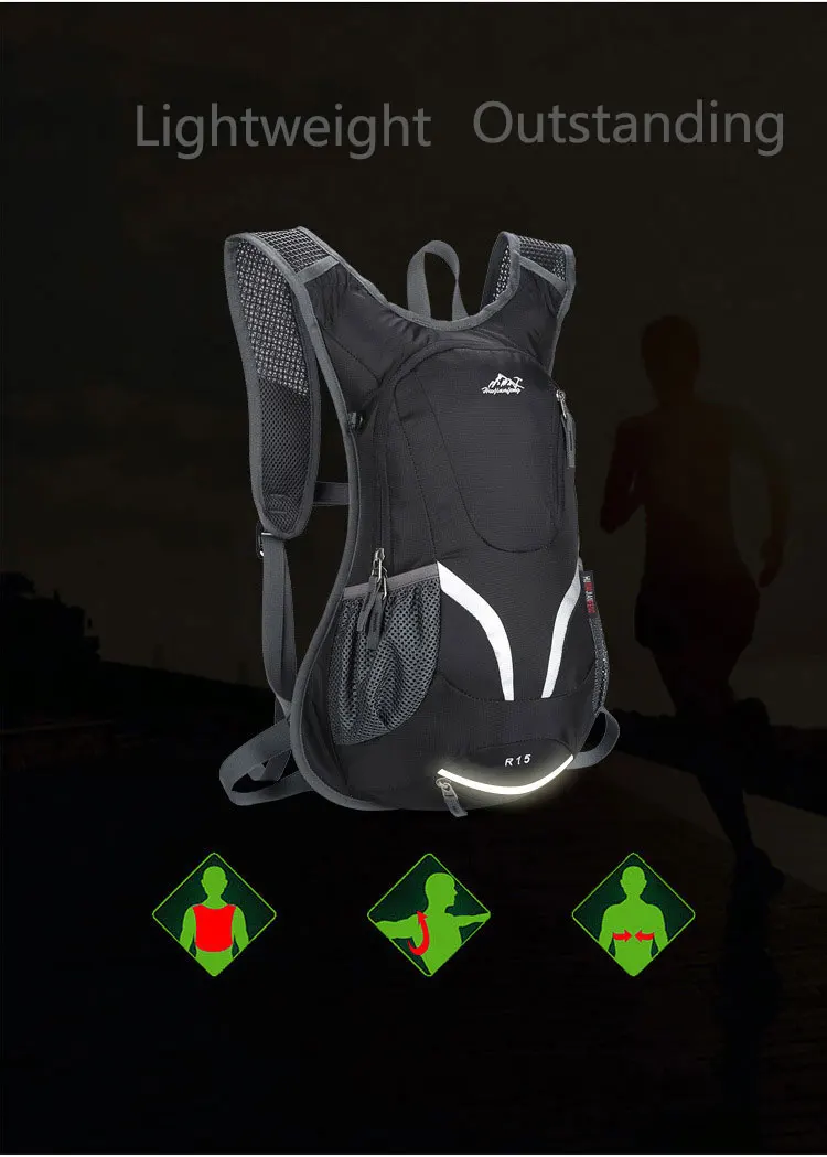 Outdoor Sports Water Bag Camping Hiking Riding Running Jogging Sport Marathon Hydration Backpack Bladder Soft Flask Water Pack