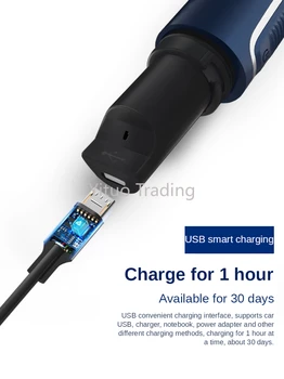 

ZG-M018 Electric Nose Hair Trimmer Lightweight and Portable Men's Nose Hair Shaver Smart Rechargeable Nose Hair Scissors