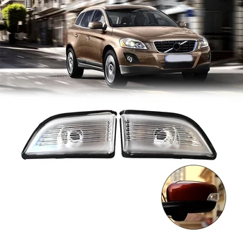 

Car Rear View Mirror Turn Signal Side Mirror Light Indicator Cover for Volvo XC60 2009-2013