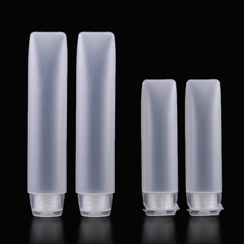 

2pcs 30ml 50ml Empty Cosmetic Hose Bottle Portable Refillable Bottle Mini Traveler Packing Lotion Shampoo Container Press Bottle