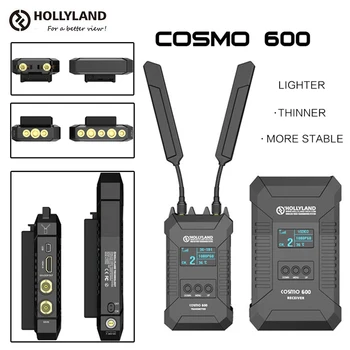 

HOLLYLAND COSMO 600 Wireless Transmission 1/4 -20 Screw Hole 3G SDI HDMI 600FT Professional System HD Video Transmitter Receiver
