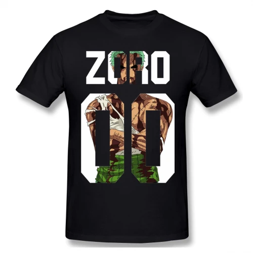 Skup Niesamowite roronoa zoro człowiek T Shirt nowa, w stylu streetwear chłopiec jeden kawałek koszulka Plus rozmiar dla mężczyzn sprzedaż hurtowa
