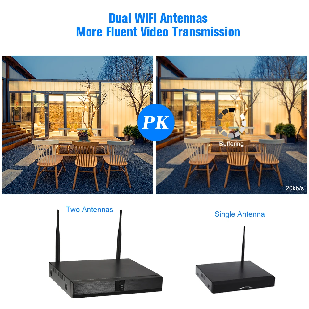 Сетевой видеорегистратор с Wi Fi 4 канала HD 960P|Система наблюдения| |