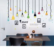 Современная Северная Европейский стиль SK9344 яркая люстра съемные настенные наклейки спальня гостиная вход ресторан Backgr
