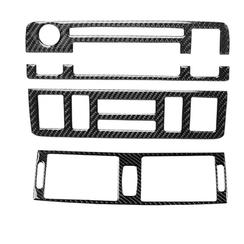

Air Vent Cover Trim Center Console Cover Trim Carbon Fiber Stickers for BMW 3 Series E46 1998-2005 Lhd