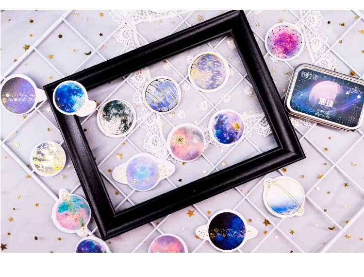 60Pcs/Pack Star Yan series sticker For Kids DIY Diary Scrapbooking Photo Albums