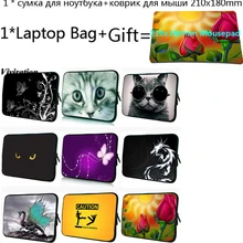 Для CHUWI Hi10 Nexus 10,1 Xiaomi Dell XPS 15 Тетрадь сумка 13 12 14 17 17,3 13,3 15,6 7 10 11,6 ноутбука чехол с коврик для мыши с изображением