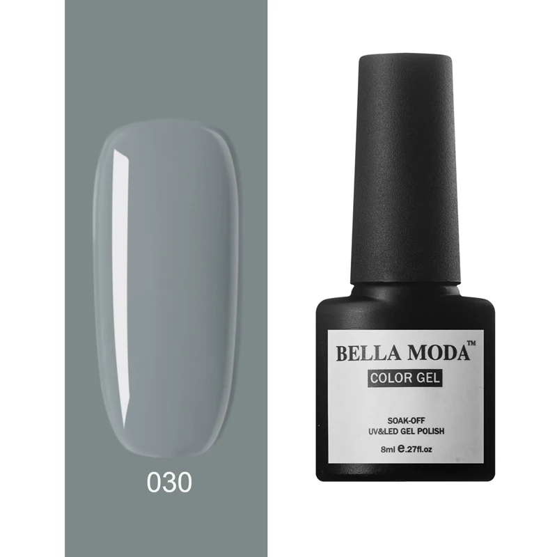 BM-SB-030 BELLA MODA 8 мл замачиваемый УФ-гель для ногтей Дизайн ногтей гель для украшения лака Гель-лак - Цвет: BM-SB-030
