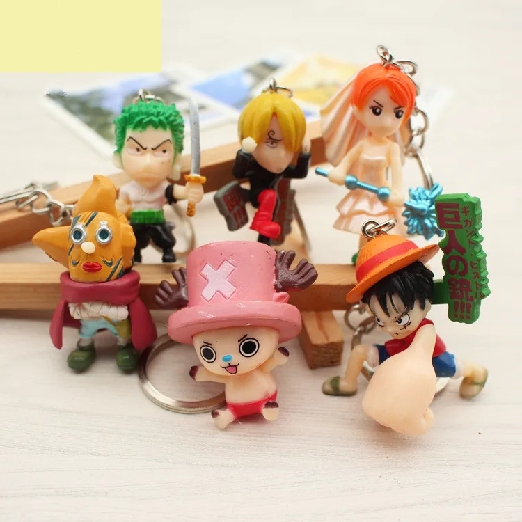 Мультфильм Аниме японского аниме брелок с символом одна деталь Lufei Qiaoba кукла