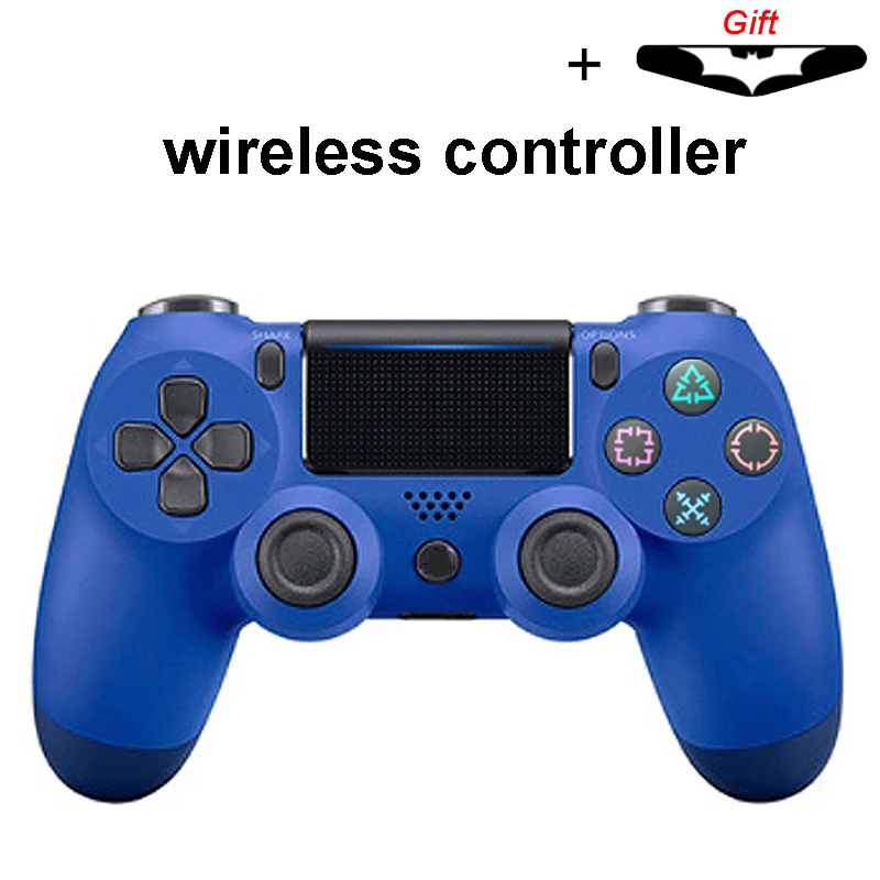 Blue Bluetooth Беспроводной контроллер для sony PS4 джойстик геймпады для PS3 консоль для Win 7/8/X - Цвет: Blue