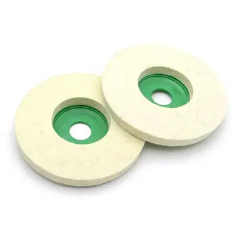 

6pcs 100mm 4 Wool Buffing Angle Grinder Wheel Felt Polishing Discs Equipment