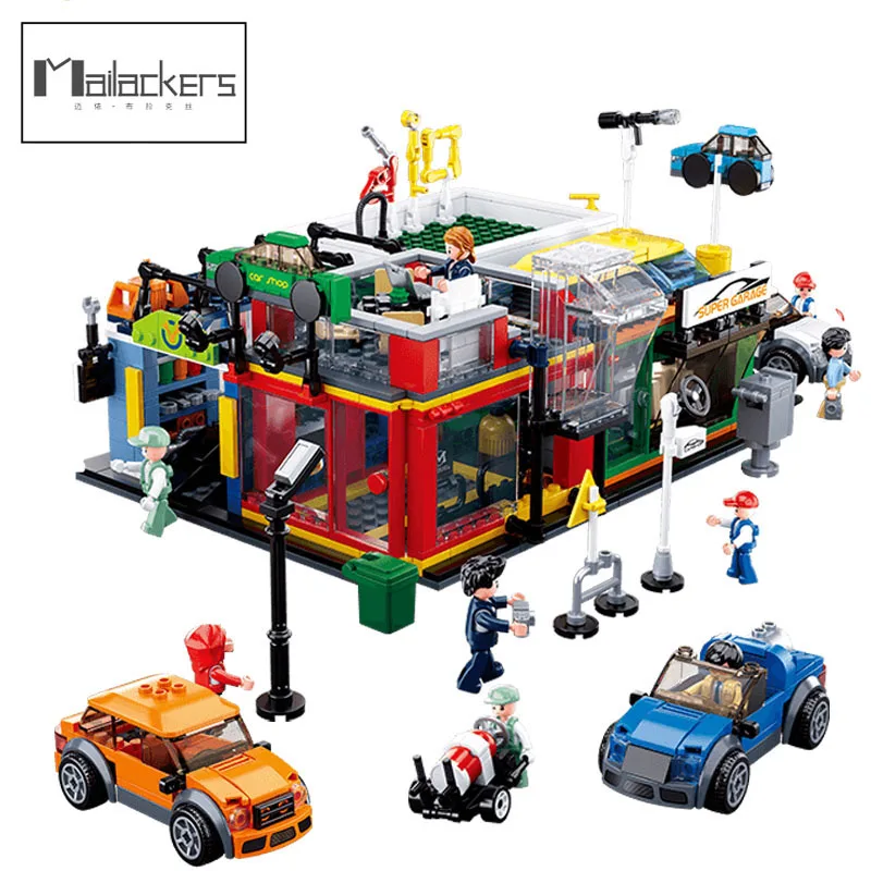 Mailackers городской автомобильный набор сервисный центр АЗС Кирпичи Город улица вид