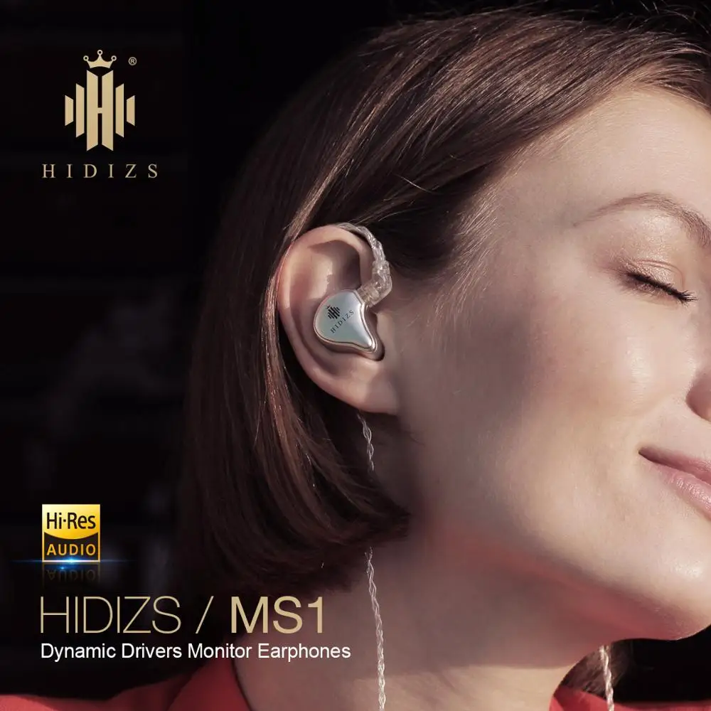 Наушники Hidizs Mermaid MS1 для монитора проводные Аудиофильные динамические Hi Fi