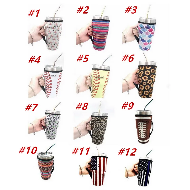 Note colors you want 3 шт. Леопардовый принт Радуга Подсолнух русалка крышка бутылки воды Неопреновый Изолированный рукав сумка чехол для 30 унций стакан - Цвет: Note colors you want