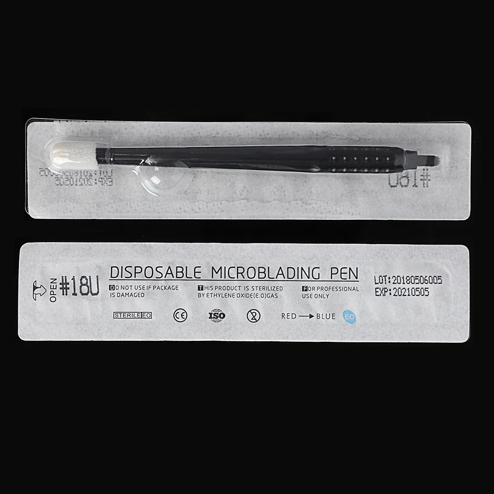 18 U Disposable microblading pen 18U EO Gas Sterilized 3D Micro Blade