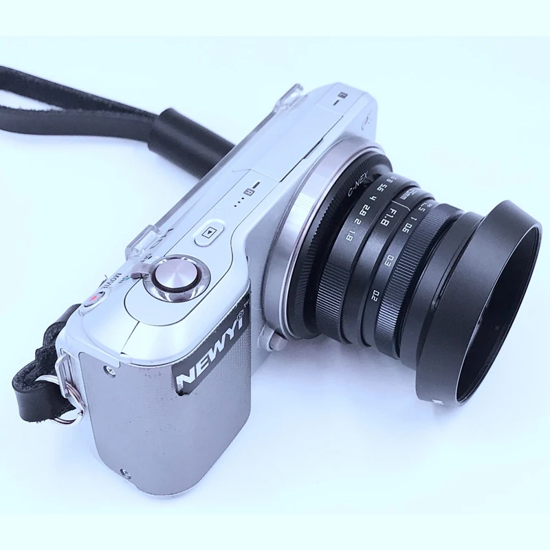 ABKT-Newyi 25 мм F/1,8 Cctv Мини объектив для всех sony Nex Крепление Mirro камера и Бленда адаптер 7 в 1 комплект