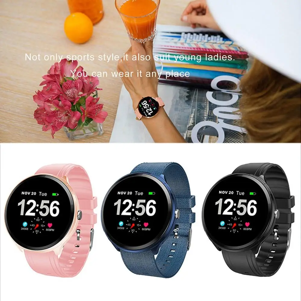 Touch Screen Smart Bracelet Heart Rate Sleep Monitoring Bracelet Call Reminder Smart Band Watch