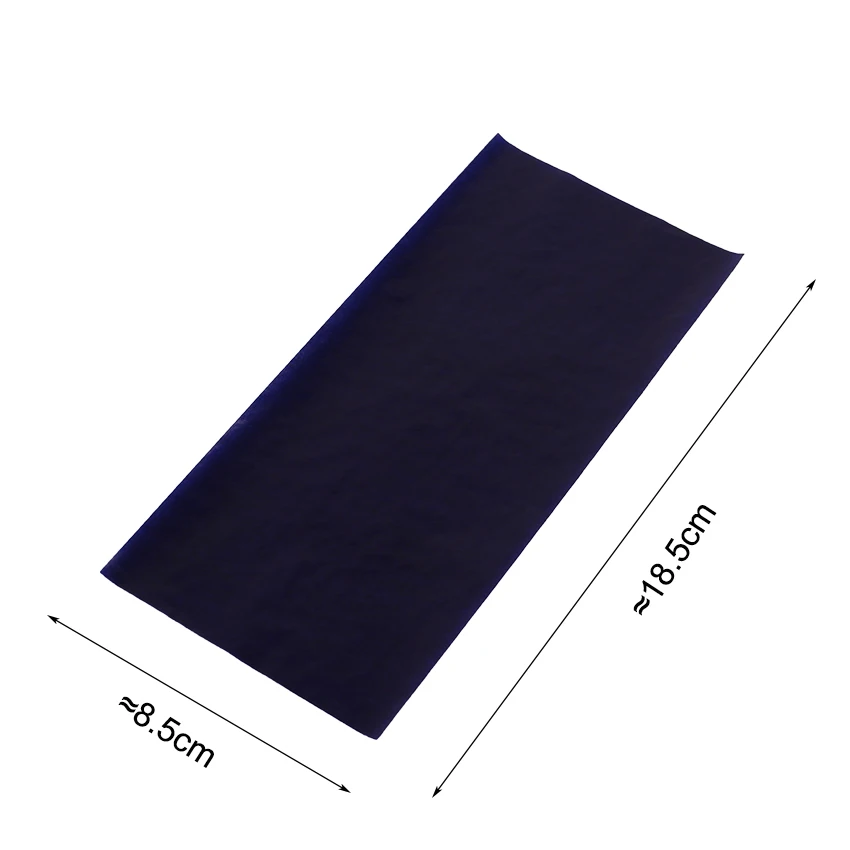 50PCS NEW Blue Double Sided Carbon Paper 48K Thin Type Stationery Paper Finance Office Supplies Stationery