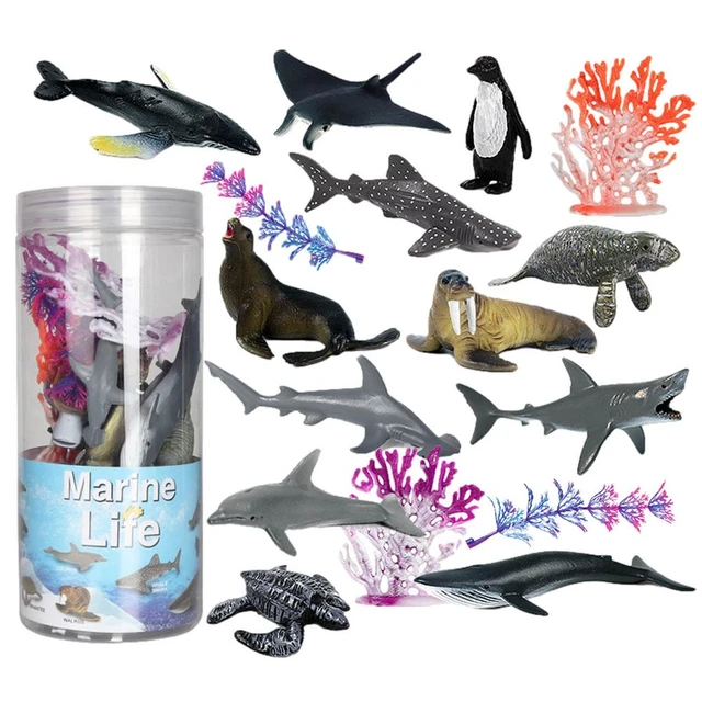Ocean Animals For Kids - 12pcs Mini Assorted Sea Animals Figures For Bath  Toy Realistic Sea Creature Toys For Education Party - Biology - AliExpress