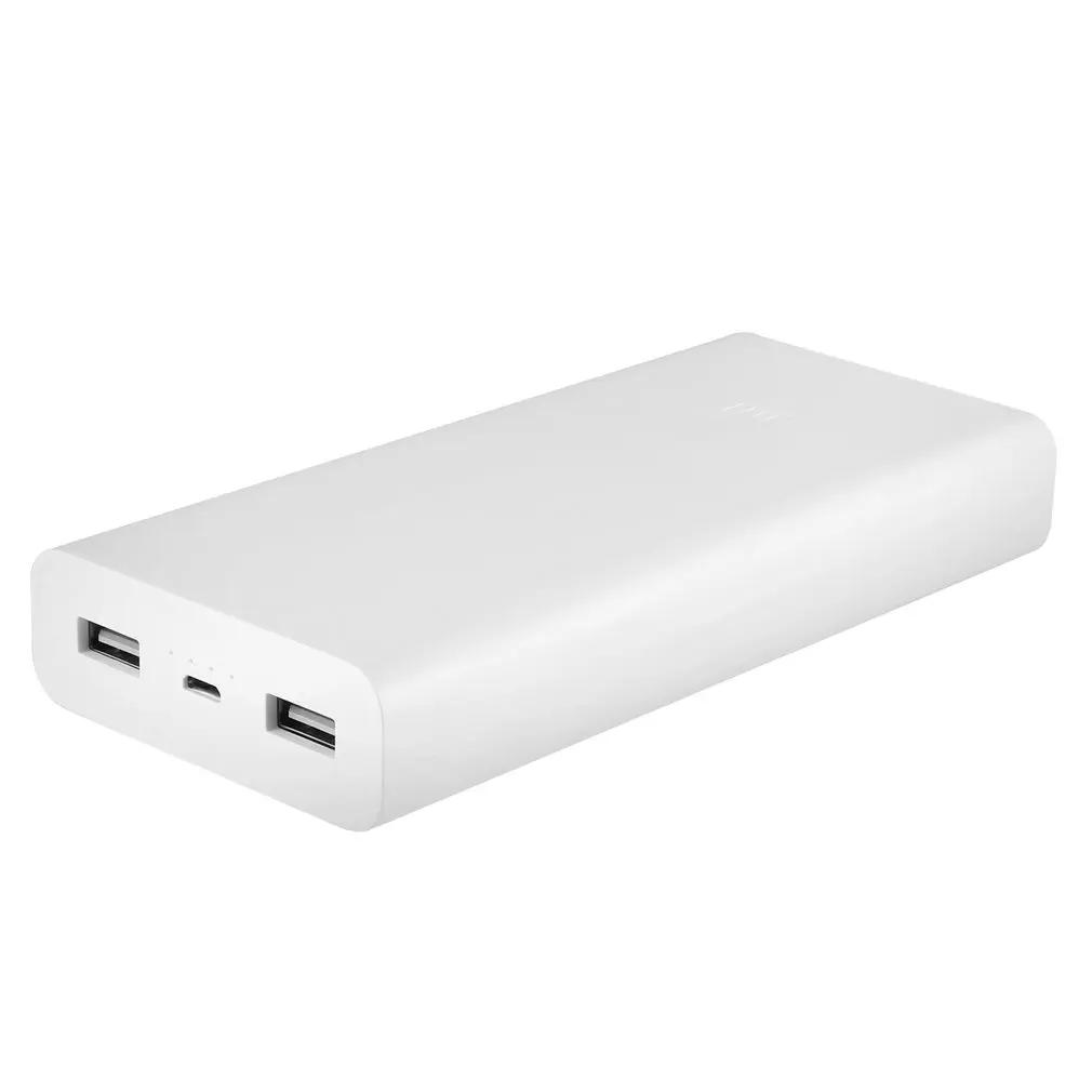 Xiao mi power Bank 20000 мАч 2C портативное зарядное устройство Поддержка QC3.0 Dual USB mi внешний аккумулятор 20000 для смартфона