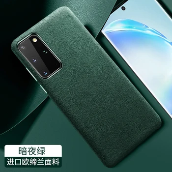 

Luxury Genuine Leather Case For Samsung Galaxy S20 Plus S20 Ultra Case Cover Phone Protective Shell Skin Bag