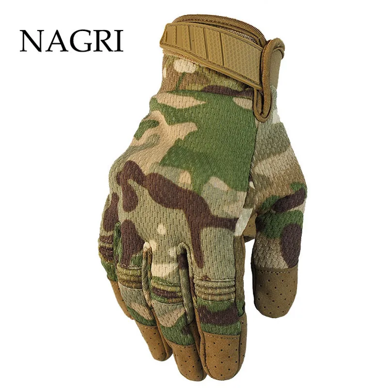 

Touch Screen Full Finger Camouflage Tactical Gloves Outdoor Hunting Combat Glove Army Military Airsoft Shooting Paintball Gloves