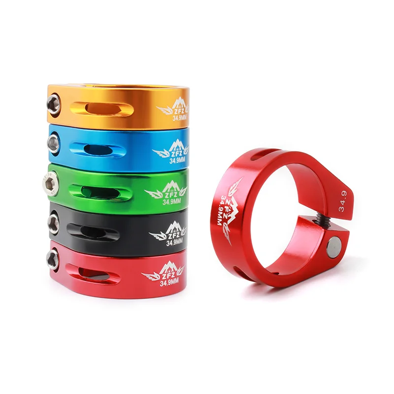 Bike Seatpost Clamp Pipe Clamp MUQZI Bike Seatpost Clamp 31.8mm 34.9mm Quick Release Clamp MTB Road Fixed Gear Bike CNC Aluminum Alloy Seat Post