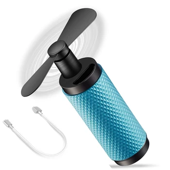 

Hot TOD-Hand Held Fans Small Fan,Usb 2200Mah Rechargeable Battery,8-12 H Work Time, Travel Shopping/Football Cooling Fan For Wom