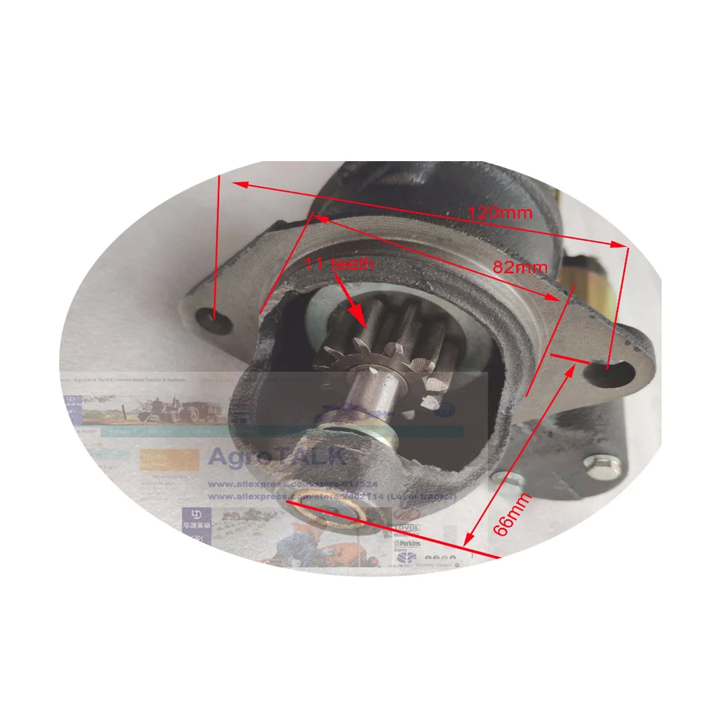 Стартер двигателя QDJ1409D, подходит для Weifang Weichai 495D 495ZD K4100D K4100ZD ZH4100D ZH4100ZD, номер детали