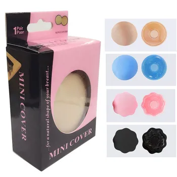 

Reusable Sexy Backless Strapless Bra Lift Nipple Cover Invisible Breast Cover Push Up Adhesive Silicone Bra Women Breast Petals