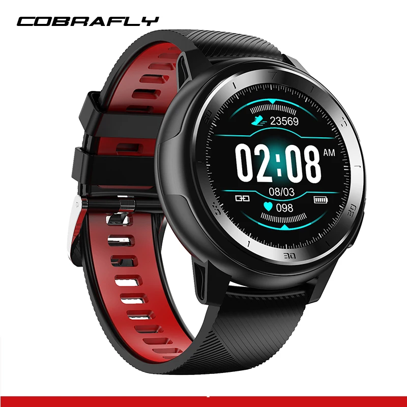 Cobrafly DT68 ЭКГ Смарт-часы для мужчин ip68 водонепроницаемые спортивные часы измерение кровяного давления монитор сердечного ритма для android ios