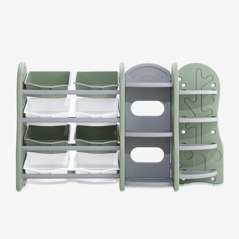 

Children's toys storage rack storage box multi-layer plastic baby painted book rack storage box IKEA large capacity