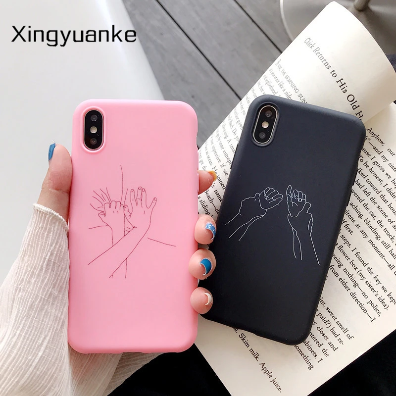 

Couples Abstract Case For Xiaomi Redmi Note 9S 4 4X 5 5A 6 7 8 8T 9 Pro Max 3S 4A 6A S2 Plus 7A 8A Cartoon Soft Silicone Cover