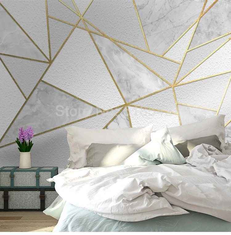 Papel de parede com pintura personalizada 3d,