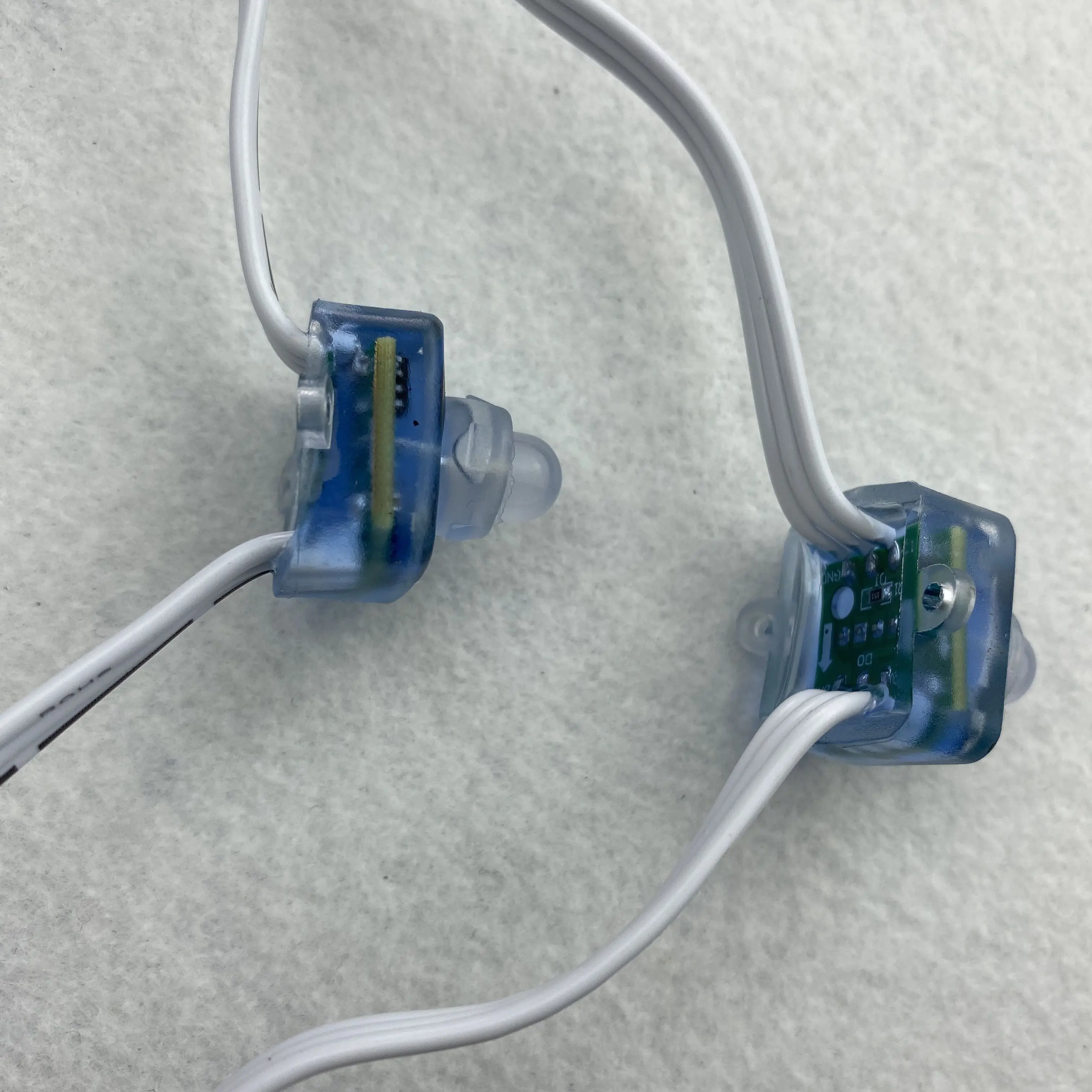4 дюйма (10 см) 100 шт./компл. DC12V квадрат 12 мм WS2811 RGB светодиодный пиксельный узел