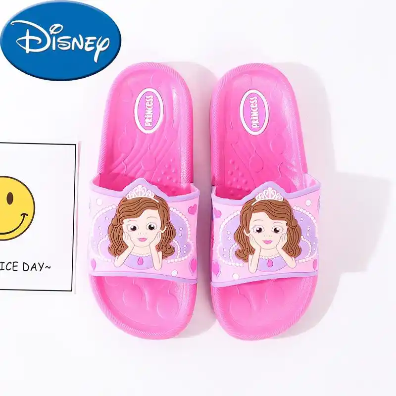 Zapatillas De Casa Originales De La Princesa Sofia De Disney Sandalias Y Zapatillas Con Dibujos De Pvc Para Ninos Aliexpress