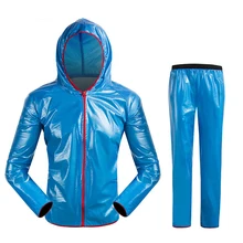 Модный Цветной велосипедный дождевик для езды на велосипеде, дождевик, дождевик и брюки, комплект водонепроницаемого пальто, брюки, износостойкость