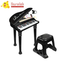 Дети Фортепиано мини музыка подарок дети музыкальная игрушка-классический черный