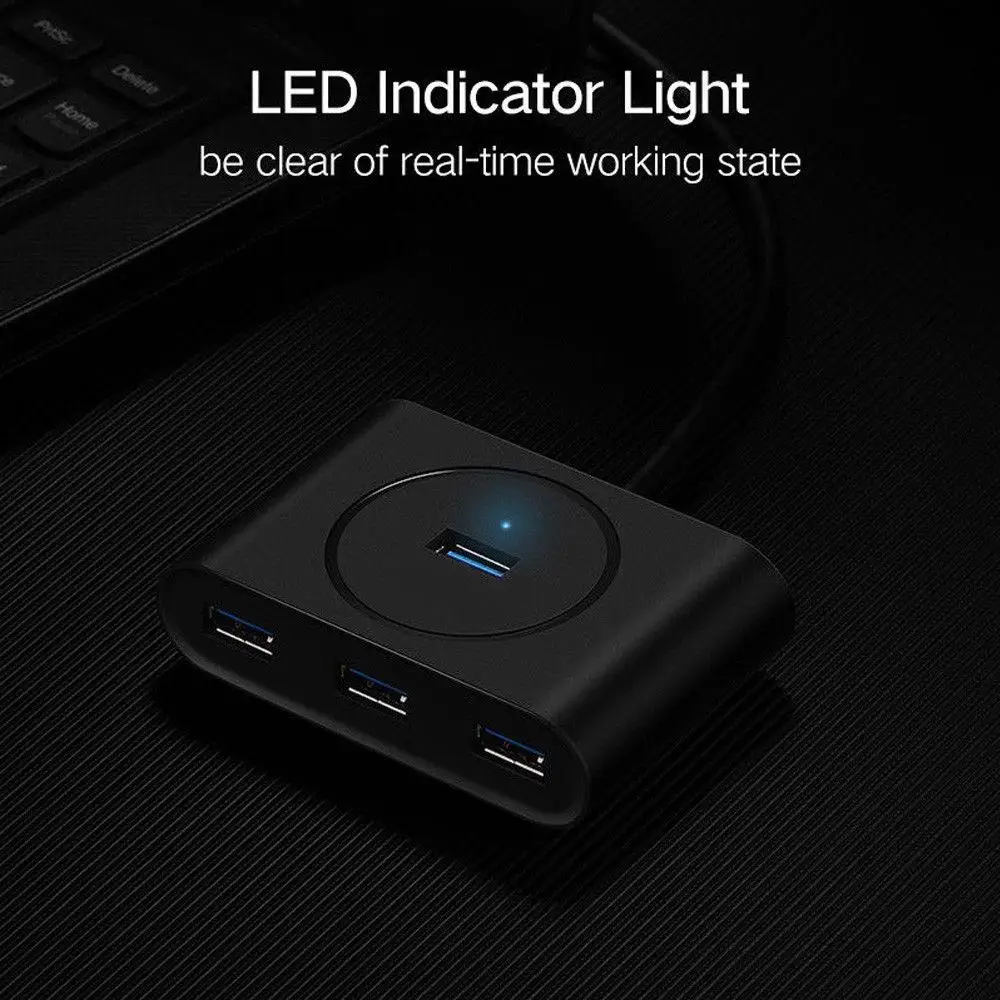 Порт USB 3,0 концентратор разветвитель для Macbook ноутбука ПК компьютера HDD
